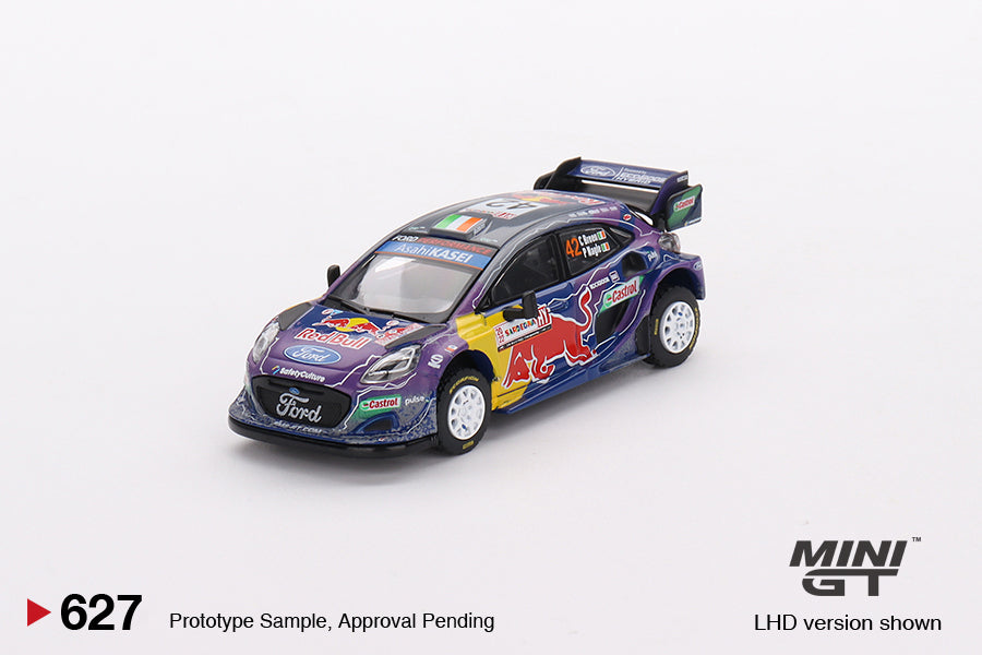 Mini GT Ford Puma Rally1 #42 M-Sport Ford WRT 2022 Rally Italia Sardegna 2nd Place 1:64