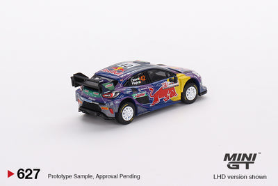 Mini GT Ford Puma Rally1 #42 M-Sport Ford WRT 2022 Rally Italia Sardegna 2nd Place 1:64