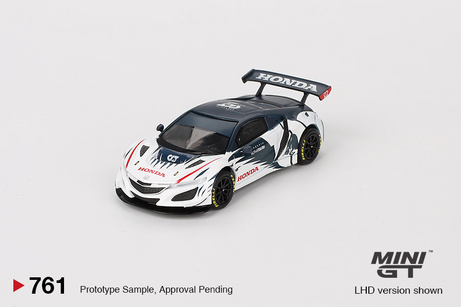 Mini GT Honda NSX GT3 EVO AlphaTauri Yuki Tsunoda 2023 Red Bull