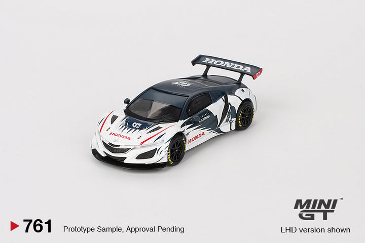 Mini GT Honda NSX GT3 EVO AlphaTauri Yuki Tsunoda 2023 Red Bull