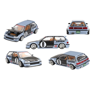 Mini GT Kaido House #179: Honda Civic (EF) Kaido Roulette V1