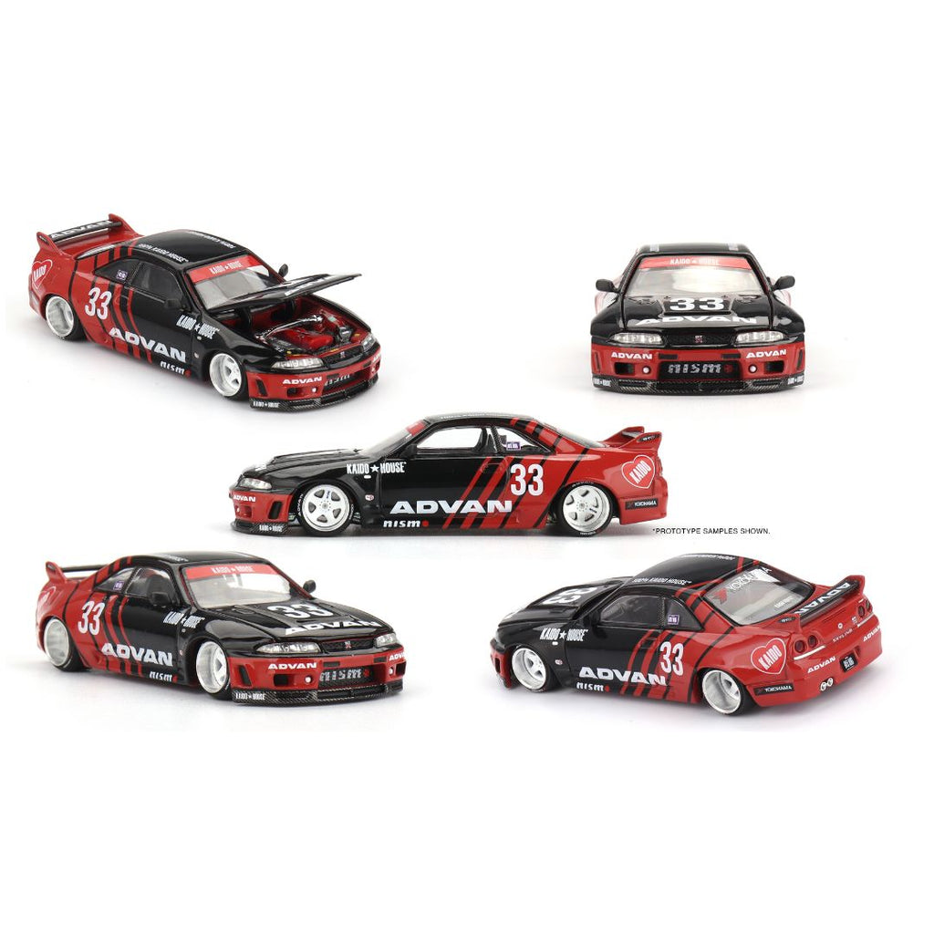 Mini GT Kaido House #191: Nissan Skyline GT-R (R33) Kaido Works ADVAN