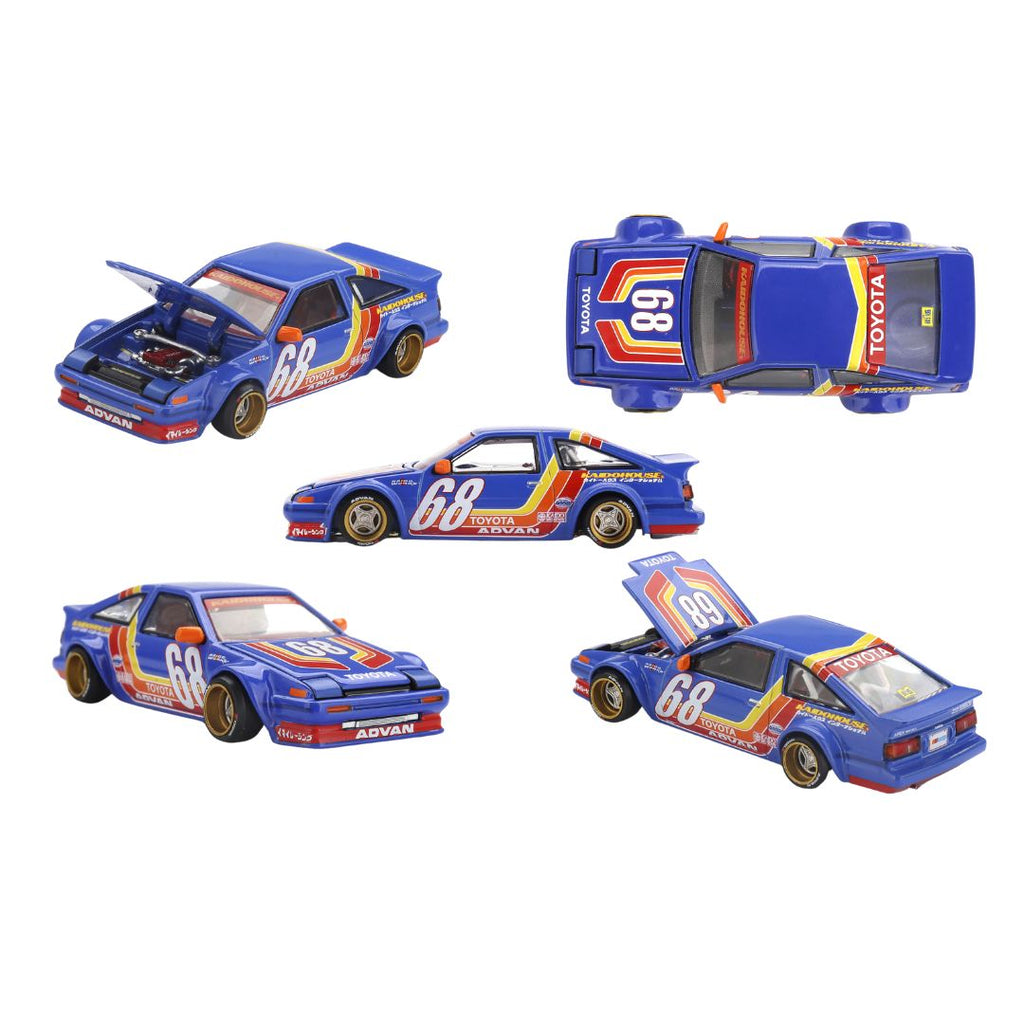 Mini GT Kaido House #196: Toyota AE86 Sprinter Trueno Kaido Racing V1