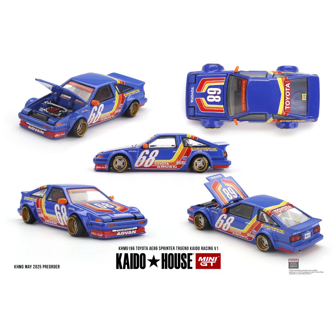 Mini GT Kaido House #196: Toyota AE86 Sprinter Trueno Kaido Racing