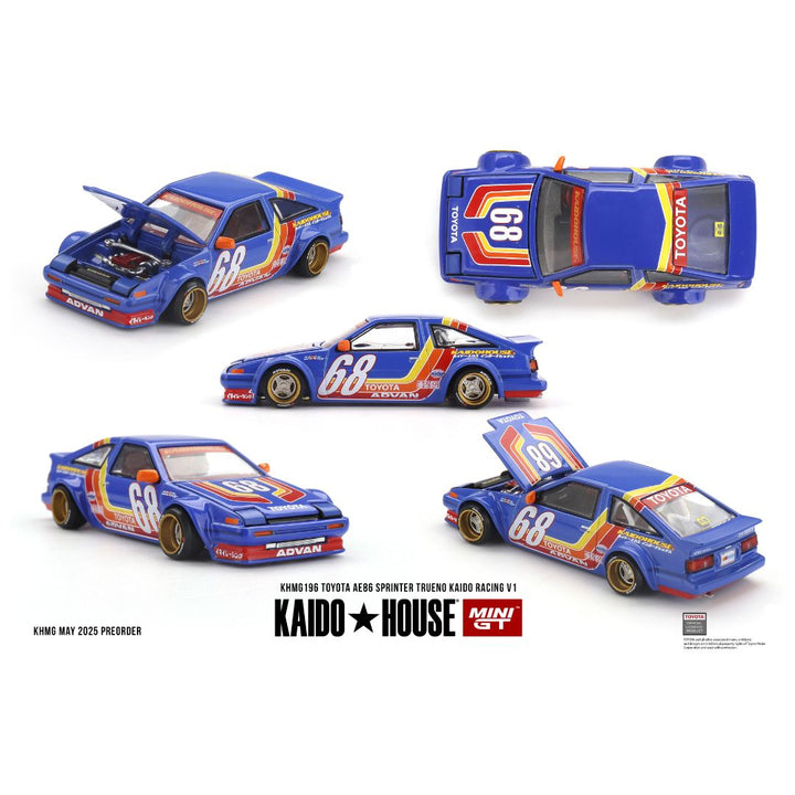 Mini GT Kaido House #196: Toyota AE86 Sprinter Trueno Kaido Racing