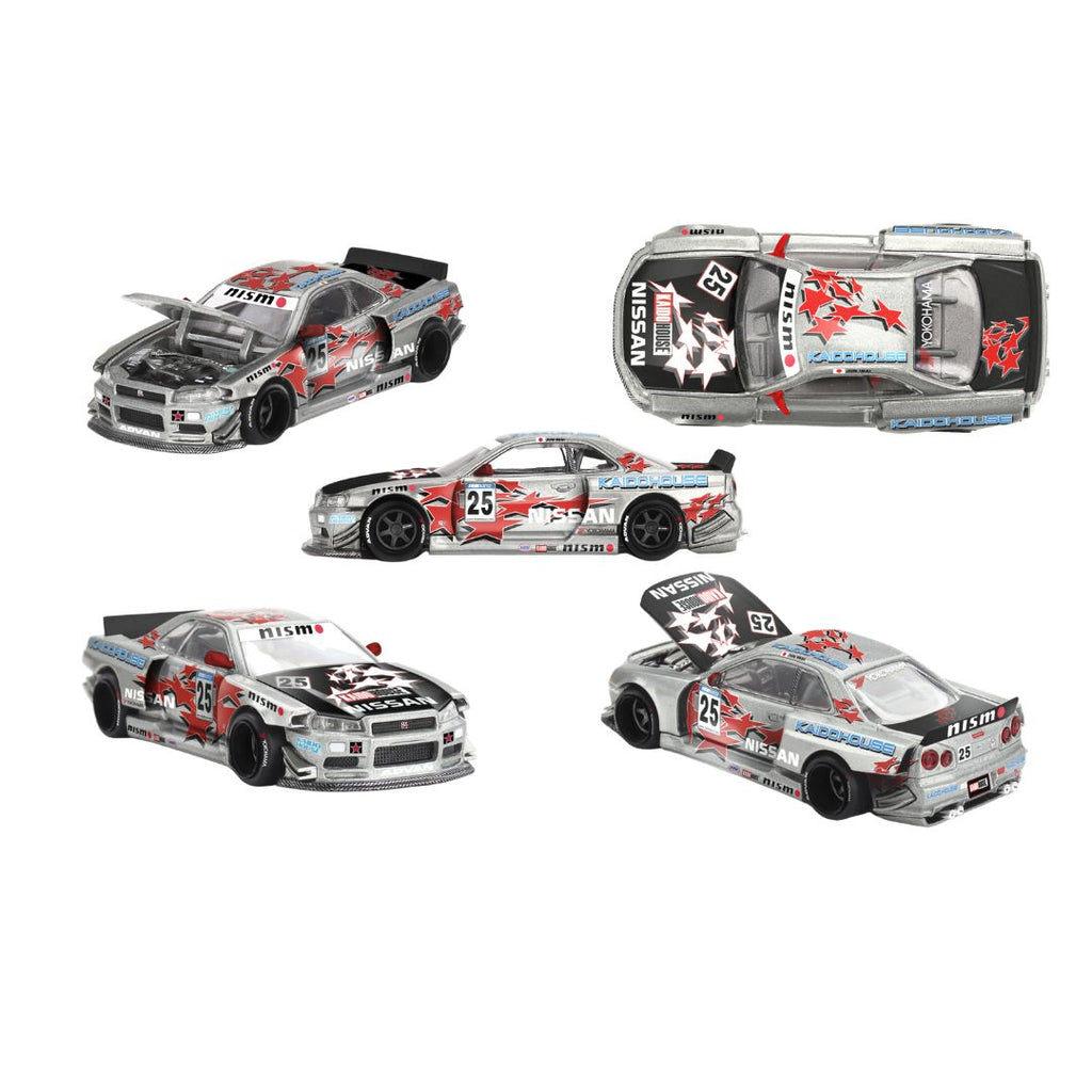 Mini GT Kaido House #197: Nissan Skyline GT-R (R34) Kaido Star Racing V1