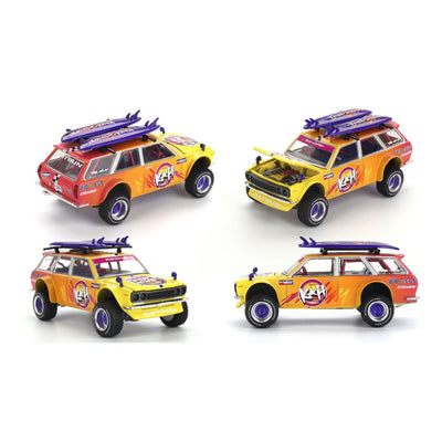 Mini GT Kaido House #210: Datsun KAIDO 510 Wagon 4x4 Kaido ISLANDS V1