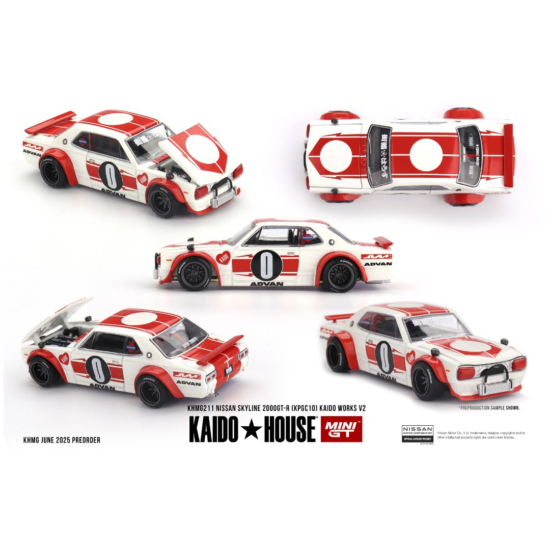 ミニカー KAIDO HOUSE NISSAN SKYLINE GT-R R34 Buy Kaido House x Mini GT - Nissan Skyline GT-R (R34) Kaido Works