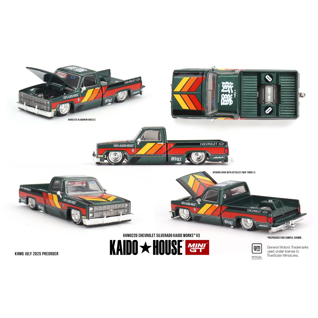 Mini GT Kaido House #226: Chevrolet Silverado KAIDO WORKS V3