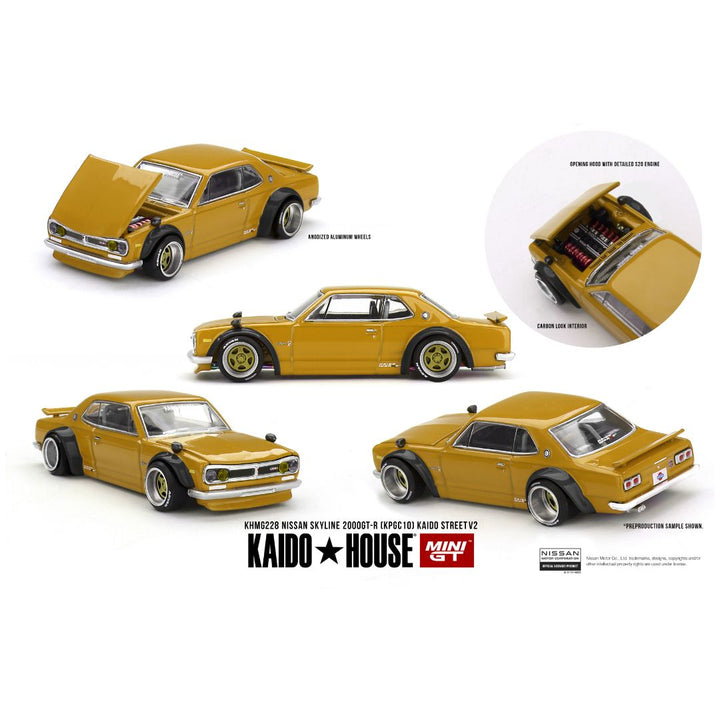 Mini GT Kaido House #228: Nissan Skyline 2000 GT-R (KPGC10) Kaido