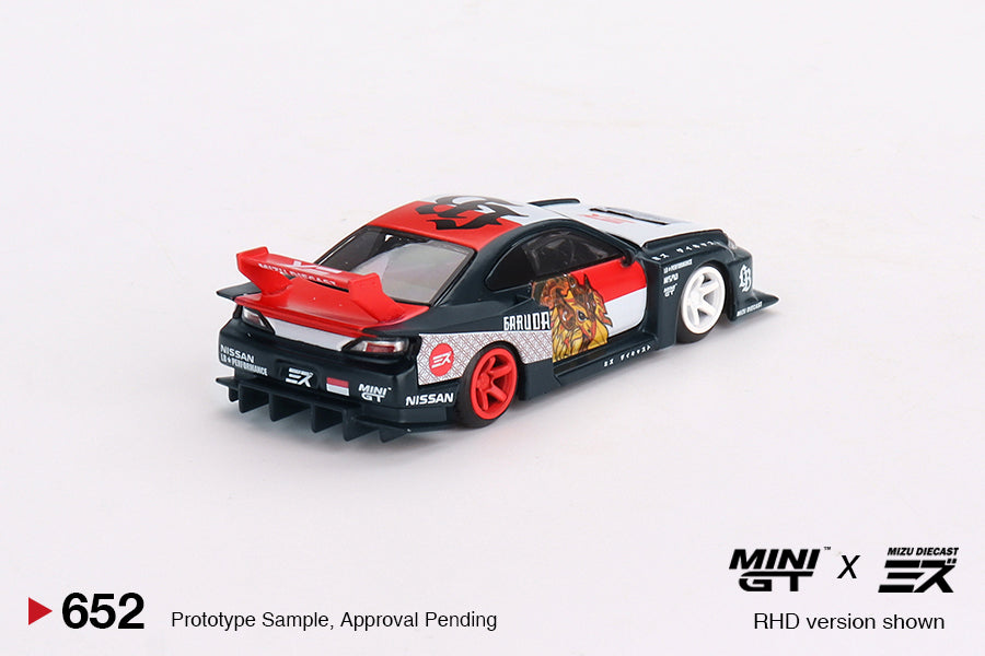 Mini GT LB-Super Silhouette Nissan SILVIA (S15)“GARUDA” MINI GT x MIZU Diecast