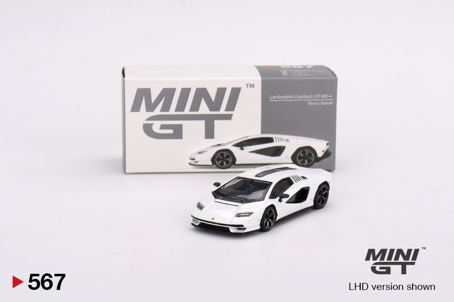 Mini GT Lamborghini Countach LPI 800-4 Bianco Siderale