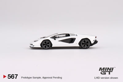 Mini GT Lamborghini Countach LPI 800-4 Bianco Siderale