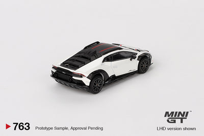 Mini GT #763: Lamborghini Huracán Sterrato Bianco Asopo 1:64