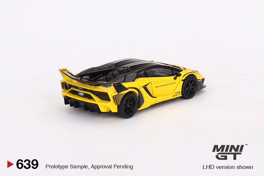 Mini GT Lamborghini LB-Silhouette WORKS Aventador GT EVO Yellow