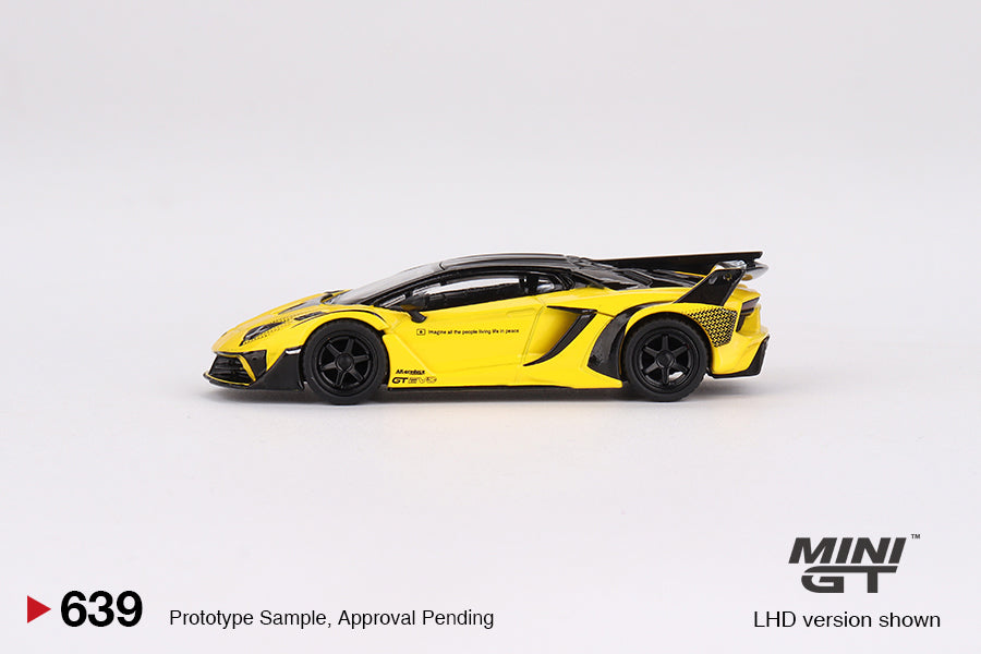 Mini GT Lamborghini LB-Silhouette WORKS Aventador GT EVO Yellow