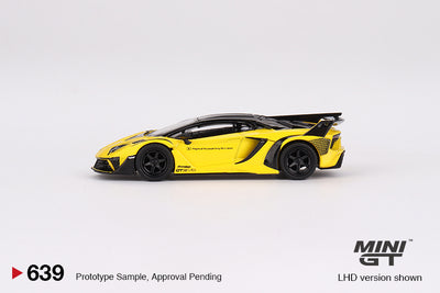 Mini GT Lamborghini LB-Silhouette WORKS Aventador GT EVO Yellow