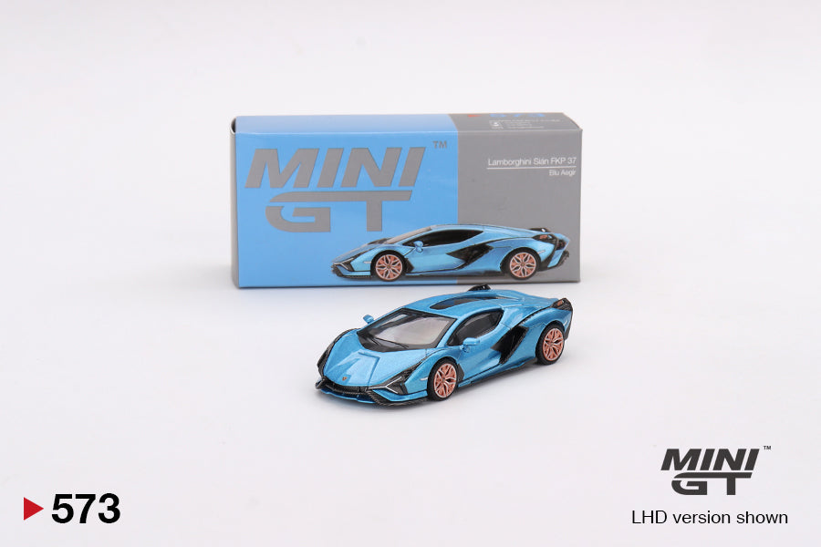 Mini GT Lamborghini Sián FKP 37 Blu Aegir