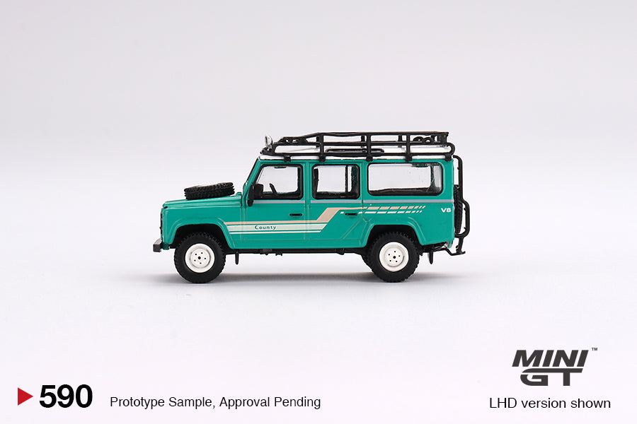 Mini GT Land Rover Defender 110 1985 County Station Wagon Trident