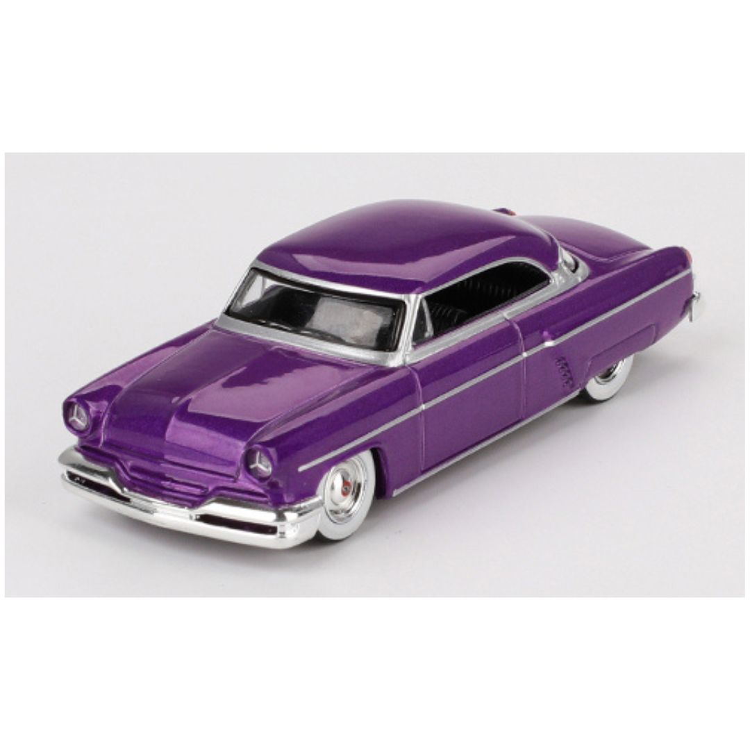 Mini GT Lincoln Capri Hot Rod 1954 Purple Metallic 1:64