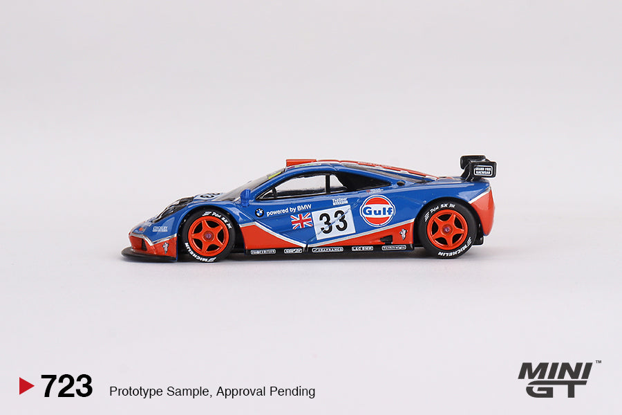 Mini GT #723: McLaren F1 GTR #33 1996 Le Mans 24Hr 1:64