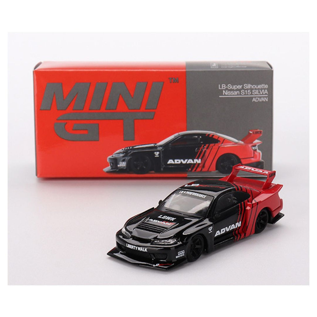 MINIGT LBWK 日産　S15 SILVIA ADVAN 8台セット Mini-GT-Nissan-LB-Super-