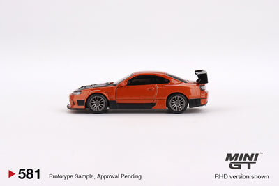 Mini GT: Nissan Silvia S15 D-MAX Metallic Orange