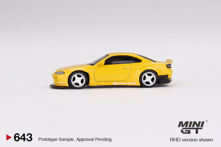 MINI GT Nissan Silvia S15 ゴールド Mini GT 1:64 Nissan Silvia (S15) Top Secret D1GP- Gold - M