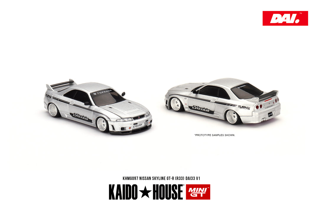 Mini GT Nissan Skyline GT-R (R33) DAI33 V1 – Krazy Caterpillar