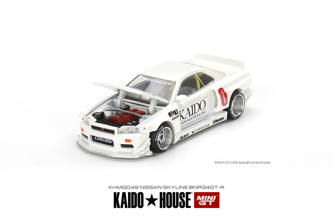 Mini GT Nissan Skyline GT-R (R34) Kaido Works V2 – Krazy Caterpillar