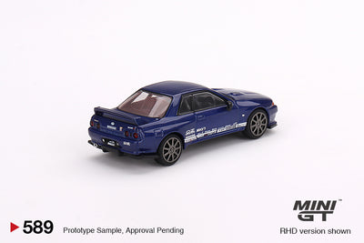 Mini GT Nissan Skyline GT-R Top Secret  VR32 Metallic Blue