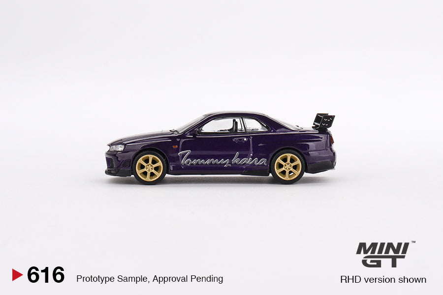 Mini GT Nissan Skyline GT-R (R34) Tommykaira R-z Midnight Purple