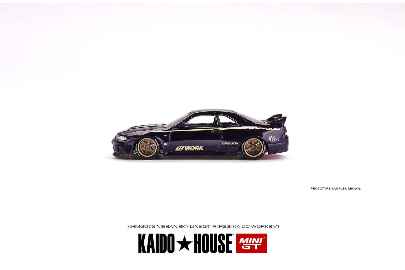 Mini GT: Nissan Skyline GT-R (R33) Kaido Works V1