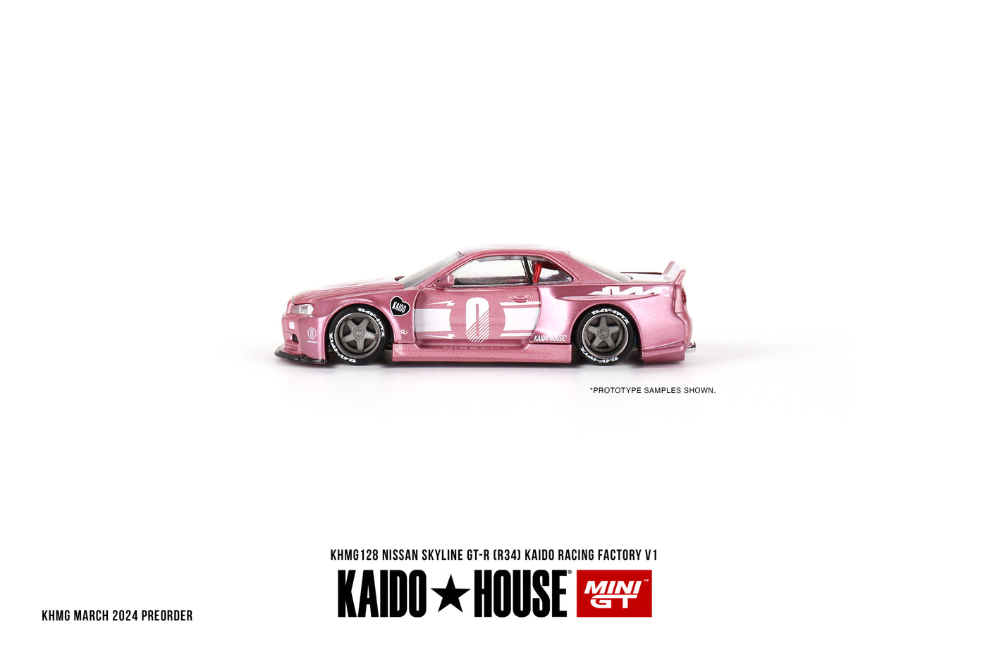 Mini GT Nissan Skyline GT-R (R34) KAIDO RACING FACTORY V1 1:64