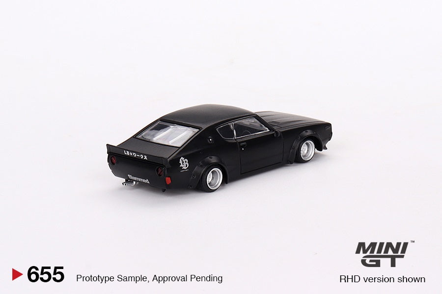 Mini GT Nissan Skyline Kenmeri Liberty Walk Matt Black – Krazy