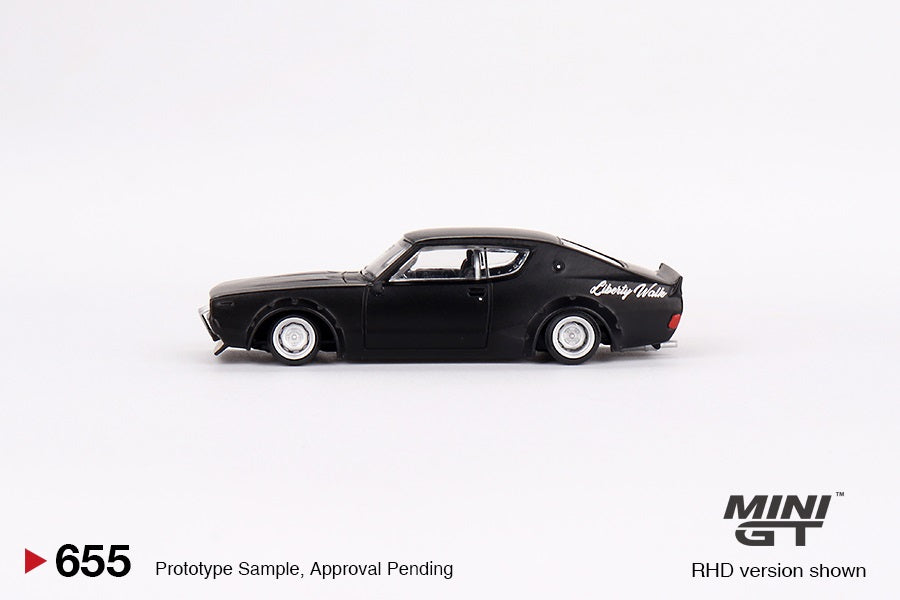 Mini GT Nissan Skyline Kenmeri Liberty Walk Matt Black – Krazy