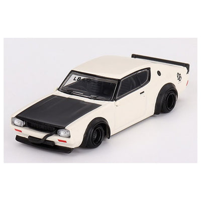 Mini GT Nissan Skyline Kenmeri Liberty Walk White 1:64