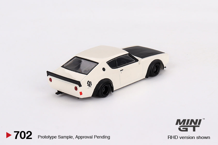 Mini GT Nissan Skyline Kenmeri Liberty Walk White 1:64