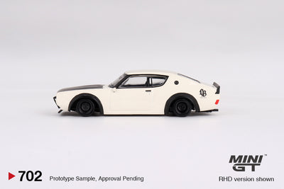 Mini GT Nissan Skyline Kenmeri Liberty Walk White 1:64