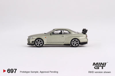 Mini GT Nissan Skyline GT-R (R34) Tommykaira R-z Millenium Jade 1:64