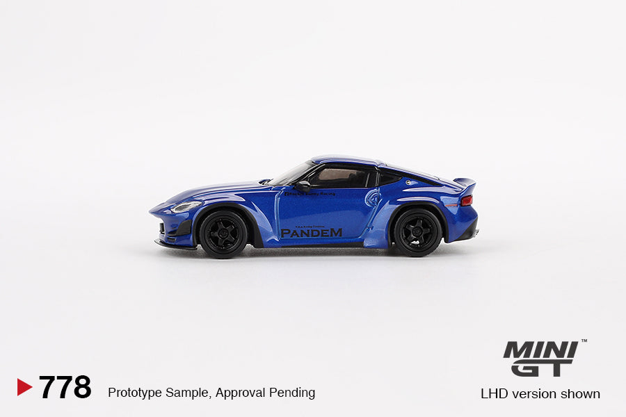 Mini GT #778  Nissan Z Pandem Seiran Blue 1:64