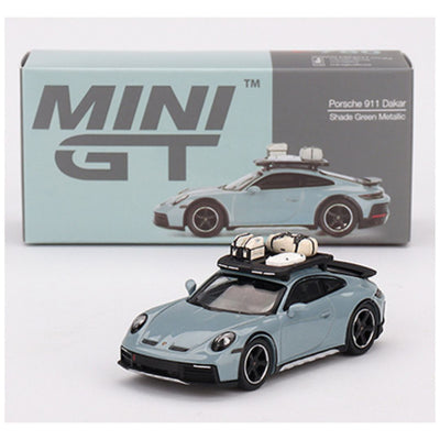 Mini GT #780: Porsche 911 Dakar Shade Green Metallic 1:64