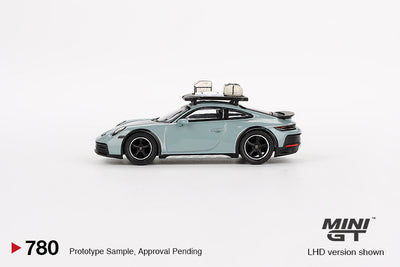 Mini GT #780: Porsche 911 Dakar Shade Green Metallic 1:64