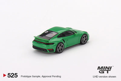 Mini GT Porsche 911 Turbo S Python Green