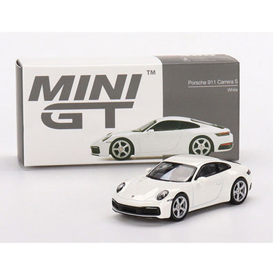 Porsche 911 (992) Carrera S White - 1:64 Die-Cast Scale Model