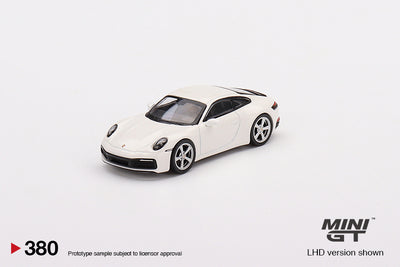 Porsche 911 (992) Carrera S White - 1:64 Die-Cast Scale Model