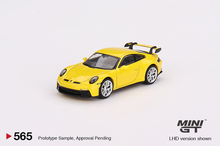 ミニカー MINI GT Porsche 911 GT3 Racing Yellow Mini-GT-Porsche-911-_-992-_-
