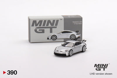 Mini GT Porsche 911 (992) GT3 GT Silver Metallic