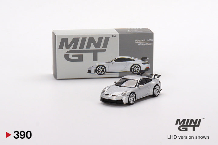 Mini GT Porsche 911 (992) GT3 GT Silver Metallic – Krazy