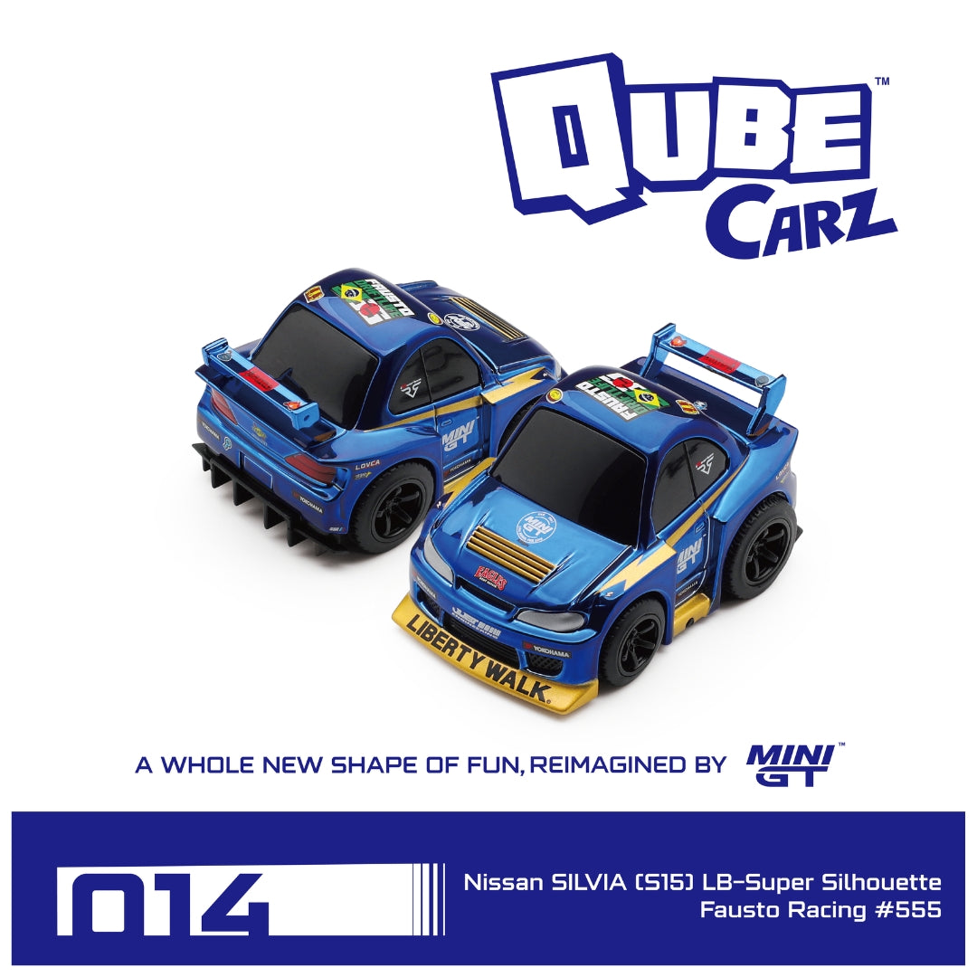 Mini GT Qube Carz #014: Nissan SILVIA (S15) LB-Super Silhouette